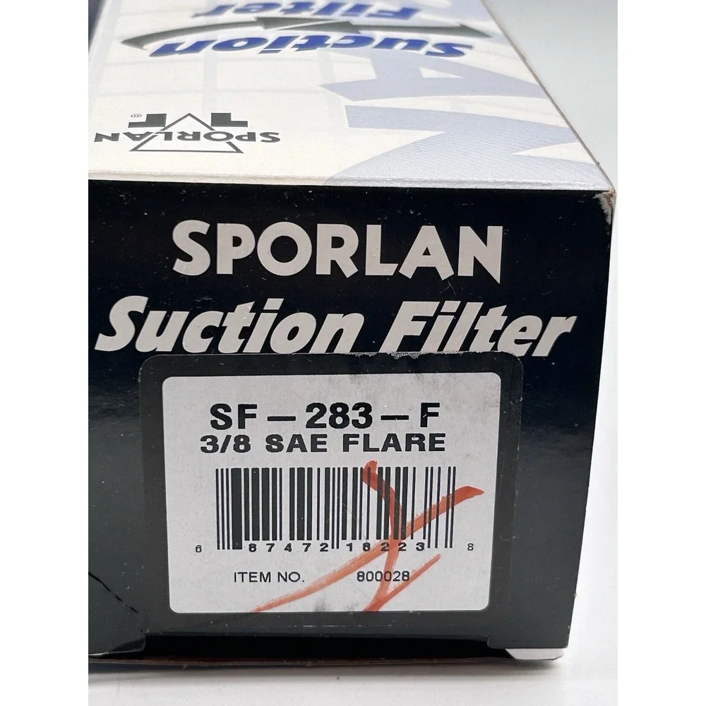Sporlan SF-283-F 3/8 SAE Flare Refrigerant Suction Filter Drier Lot Of 2